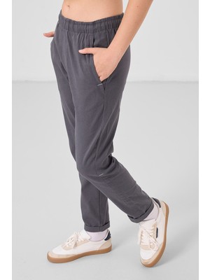 Gri Standart Fit Dokuma Hafif Esnek Chino Erkek Çocuk Pantolon - 11272