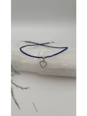 Doğaltaş Masalları 925 ayar gümüş Lapis Lazuli Kolye