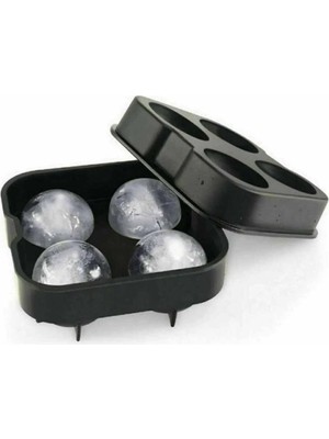 1001 Epinox Silikon Buz Kalıbı Top 4'lü 45 mm (Tbk-45)