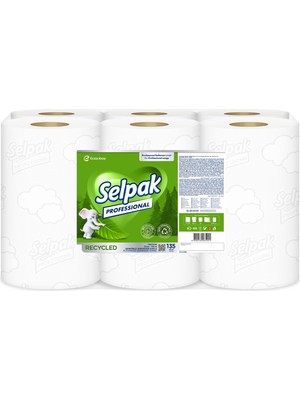 1001 Selpak Professional Recycled Sensörlü Havlu, 135 Metre