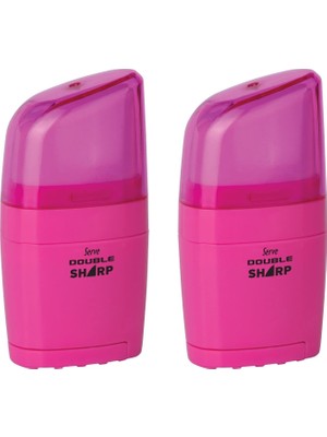 1001 Dblsharp Sılgılı Kalemtıras Pembe 2lı