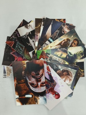 1001 Marvel Avengers Estetik Duvar Kolaj Seti - 50 Adet Süper Kahraman ve Sinema Temalı Fotoğraf Kartl