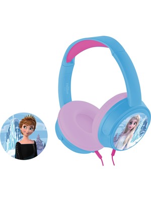 1001 Kablolu Kulaklık Disney Frozen Karlar Ülkesi Anna Elsa Çocuk Kulaklığı Lisanslı DY-6513-FR2 1