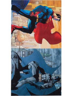 1001 Defacto Erkek Çocuk Erkek Çocuk Justice League Plaj Havlusu, Çok Renkli, Standard