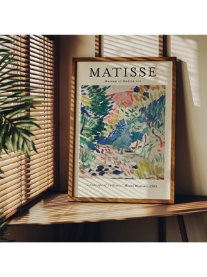 1001 Fark Tanıtım Matisse Çerçevesiz Poster, Modern Dekoratif Çerçevesiz Poster, Tablo, Matisse-3,