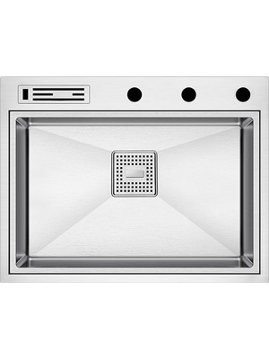 Crauf Evye Lusso Secret | 64CM - Platinum Satin (Inox)