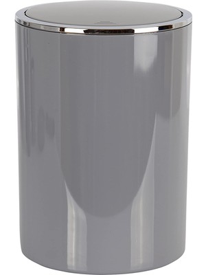 1001 Primanova Lenox Çöp Kovası, Gri, 6 Lt