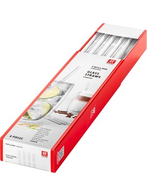 1001 Zwilling Sorrento Şeffaf Cam Pipet, Düz