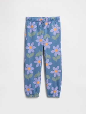 Gap Kız Bebek Mavi Relaxed Gap Logo Pull-On Jogger Eşofman Altı