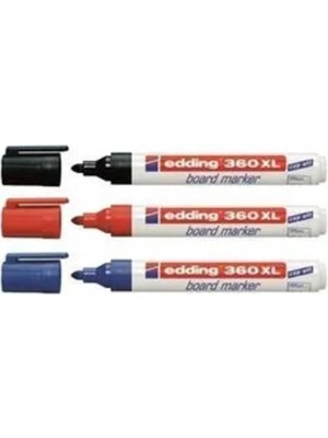 1001 Edding 360 Xl Doldurulabilir Tahta Kalemi 3'lü Set (Kırmızı - Mavi - Siyah) RYN-LDR885-ON