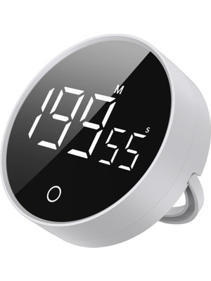 1001 Rt-1 Mıknatıslı Rotary Zamanlayıcı 0-199 Ileri Geri Sayım Kronometre, Ayaklı Stand, LED Ekra