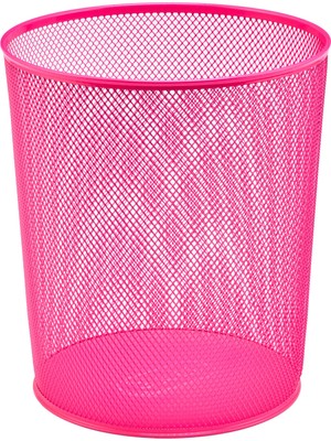 1001 Tam Delikli Çöp Kovası Pembe