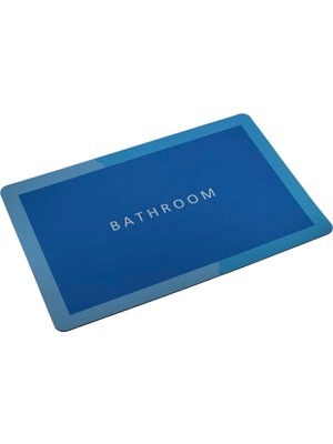 1001 Sihirli Su Emici Banyo ve Çok Amaçlı Kaydırmaz Tabanlı Dikdörtgen Paspas 58 x 38 Cm, Açık Ma