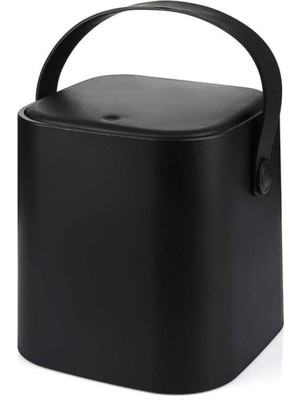 1001 Tutma Saplı Iç Kovalı Tezgah Üstü Mutfak Çöp Kovası, 4 Litre, Kilitli Kapak, Click Kapak, 2