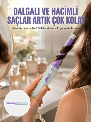 DS LLC Hızlı Isınan, Kompakt ve Güvenli – Tüm Saç Tiplerine Uygun Kıvırma Cihazı Yeni Nesil