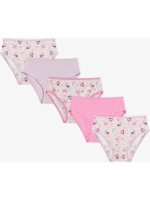 Penti Kız Çocuk Mermaids Unicorn Desenli 5'li Slip Külot
