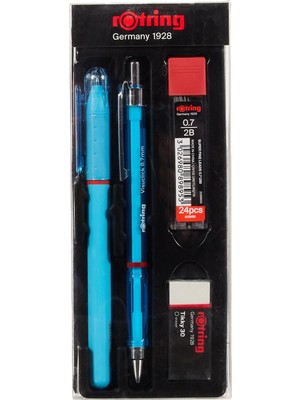 1001 Rotring Visuclick Jel Okul Seti 0,7 mm - Mavi
