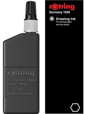 1001 Rotring Rapido Mürekkebi 23 Ml, Siyah - S0194660