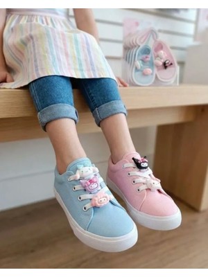 The Littles Kids Kuromi Hello Kitty My Melody ve Arkadaşları Figürlü Sıkıştırmalı Ayakkabı Bağcığı Için Charm - Bağcık Süsü