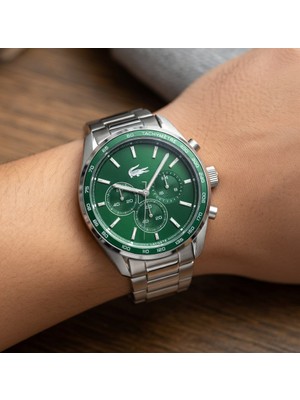 Lacoste LAC2011346 Erkek Kol Saati 5 ATM Suya Dayanıklı Çelik Kasa ve Kordon ile Kronometreli