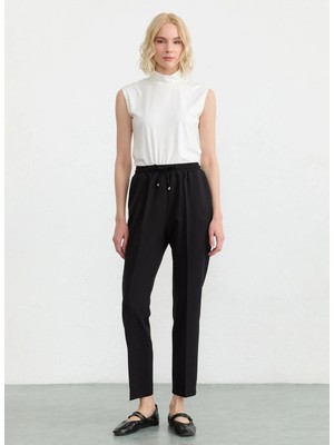 Selen Siyah Kadın Pantolon 26YSL5592