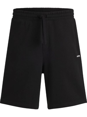 Hugo Siyah Erkek %100 Pamuk Relaxed Sweat Şort 50530696 Dayono