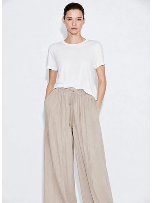 Mizalle Vizon Kadın Pantolon M2MZ1010130262