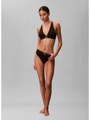 Calvin Klein Siyah Kadın LV00QF8703 Ck Women Balenli Sütyen