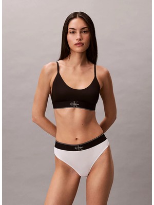 Calvin Klein Siyah Kadın Tanga LV00QF8813 Ck Women