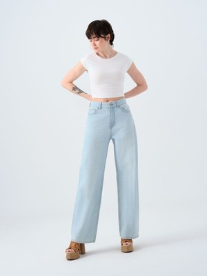 Loft Wide Leg Regular Fit Kadın Pantolon