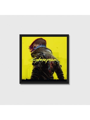 Domirus Cyberpunk 2077 Oyun Posteri Oyuncu Dekoru Gamer Decor Tablo Çerçeveli Poster Duvar Dekorasyonu
