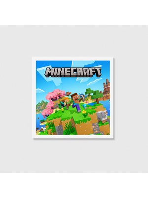 Domirus Minecraft Oyun Posteri Oyuncu Dekoru Gamer Decor Tablo Çerçeveli Poster Duvar Dekorasyonu