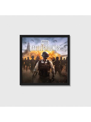 Domirus Pubg Battlegrounds Oyun Posteri Oyuncu Dekoru Gamer Decor Tablo Çerçeveli Poster Duvar Dekorasyonu