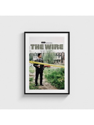 Domirus The Wire Dizi Posteri Tablo Çerçeveli Poster Duvar Dekorasyonu