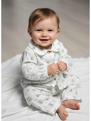 Tiffany Baby Bebek Spring Theme Müslin Alt Yeşil 57006