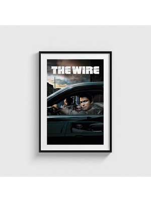 Domirus The Wire Dizi Posteri Tablo Çerçeveli Poster Duvar Dekorasyonu