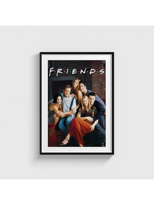 Domirus Friends Dizi Posteri Tablo Çerçeveli Poster Duvar Dekorasyonu