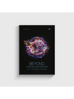 Domirus Nasa - Beyond Our Solar System V2 Tablo Çerçeveli Poster Duvar Dekorasyonu