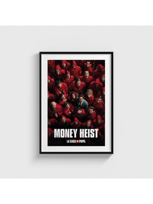Domirus La Casa De Papel Dizi Posteri Tablo Çerçeveli Poster Duvar Dekorasyonu