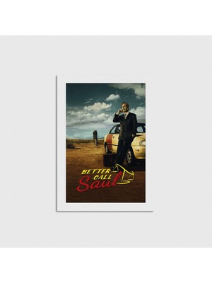 Domirus Better Call Soul Dizi Posteri Poster Çerçevesiz Duvar Dekorasyonu