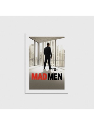 Domirus Mad Men Dizi Posteri Poster Çerçevesiz Duvar Dekorasyonu