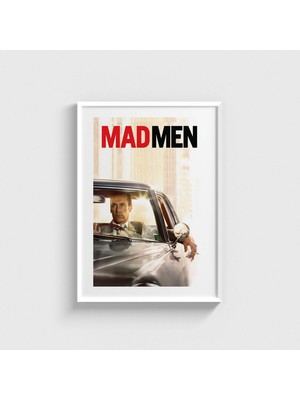 Domirus Mad Men Dizi Posteri Tablo Çerçeveli Poster Duvar Dekorasyonu