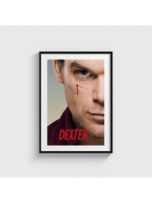 Domirus Dexter Dizi Film Posteri Tablo Çerçeveli Poster Duvar Dekorasyonu