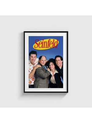 Domirus Seinfeld Dizi Posteri Tablo Çerçeveli Poster Duvar Dekorasyonu