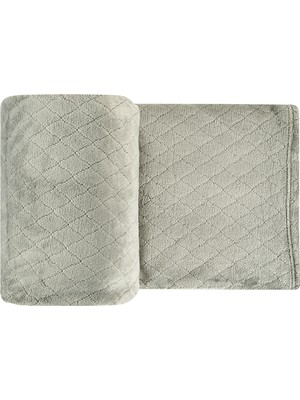 Homebasix Çift Kişilik Jakarlı Elmas Battaniye 200 x 220 cm