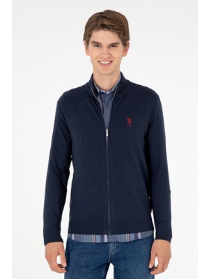 U.s. Polo Assn. Erkek Lacivert Hırka (Triko) 50293526-VR033