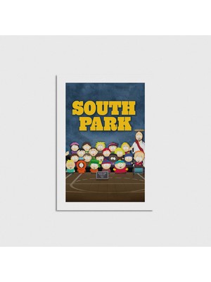 Domirus South Park Dizi Posteri Poster Çerçevesiz Duvar Dekorasyonu