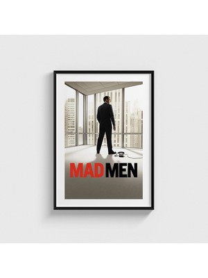 Domirus Mad Men Dizi Posteri Tablo Çerçeveli Poster Duvar Dekorasyonu