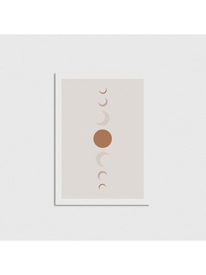 Domirus Geometrik Yuvarlaklar 2 Poster Çerçevesiz Duvar Dekorasyonu