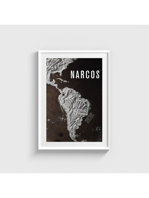 Domirus Narcos Dizi Posteri Tablo Çerçeveli Poster Duvar Dekorasyonu